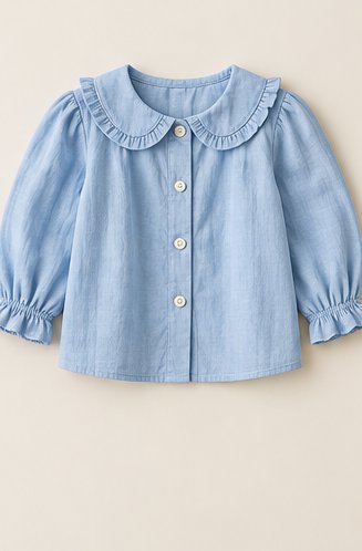 Blusa azul cielo
