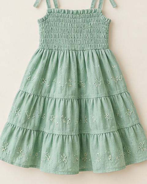 Vestido verde menta